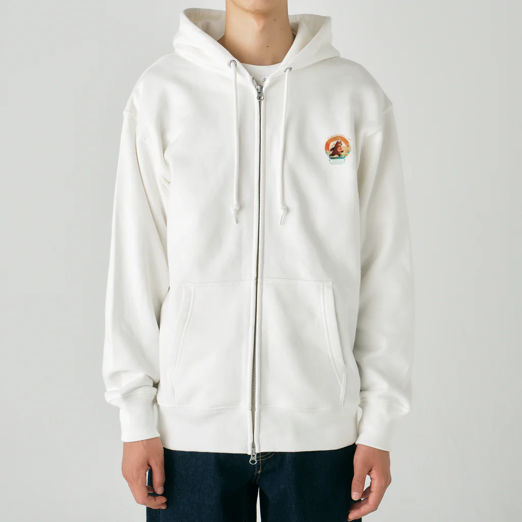 Yaya-rrのクマメール便 Heavyweight Zip Hoodie