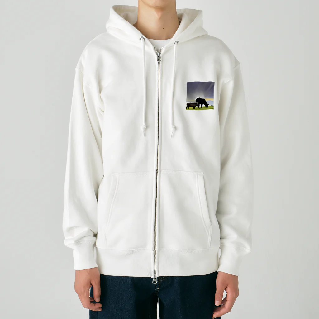 アニマルHOUSEのanimals of the world Heavyweight Zip Hoodie