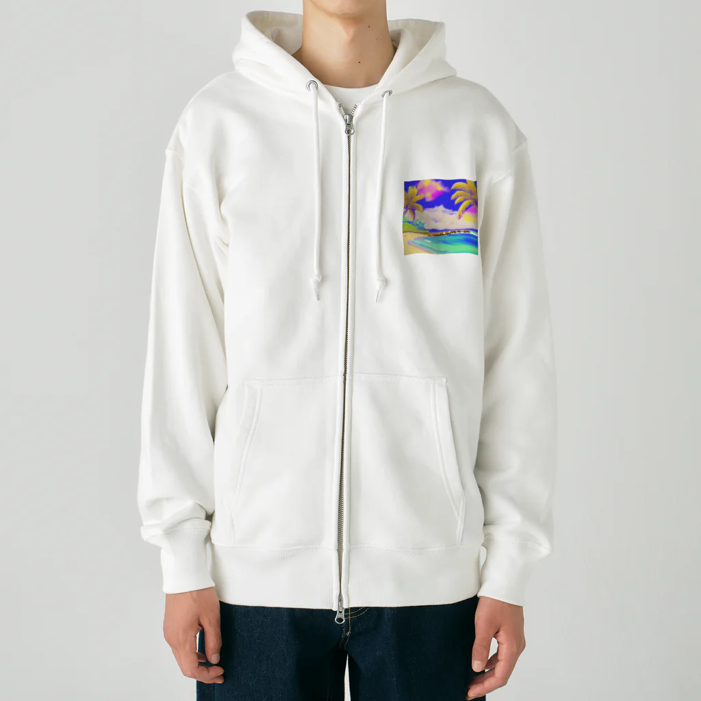 のぞかれ隊の南国グラフィック Heavyweight Zip Hoodie