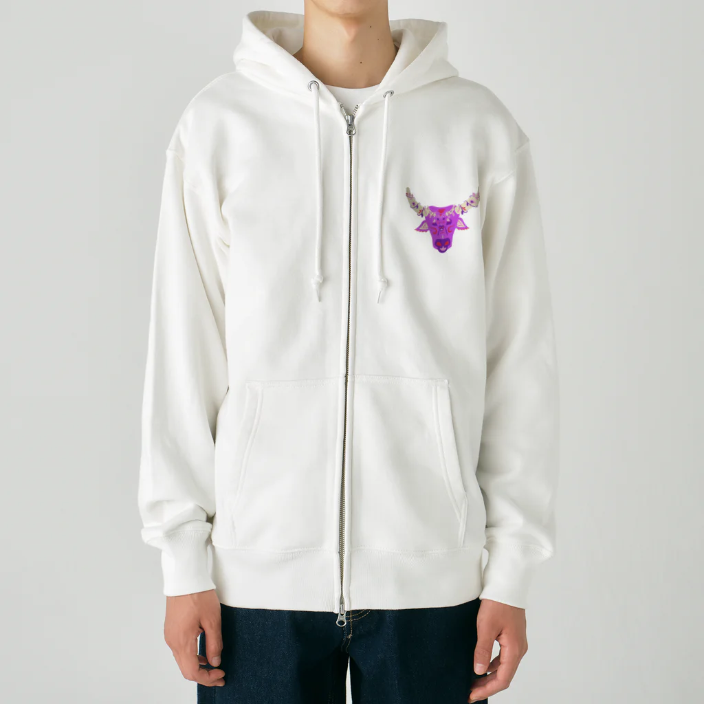 チャッピーのうーし Heavyweight Zip Hoodie