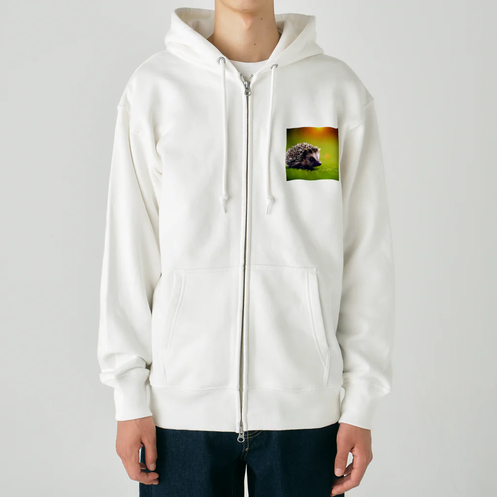 Nsjbのいい感じのハリネズミ Heavyweight Zip Hoodie