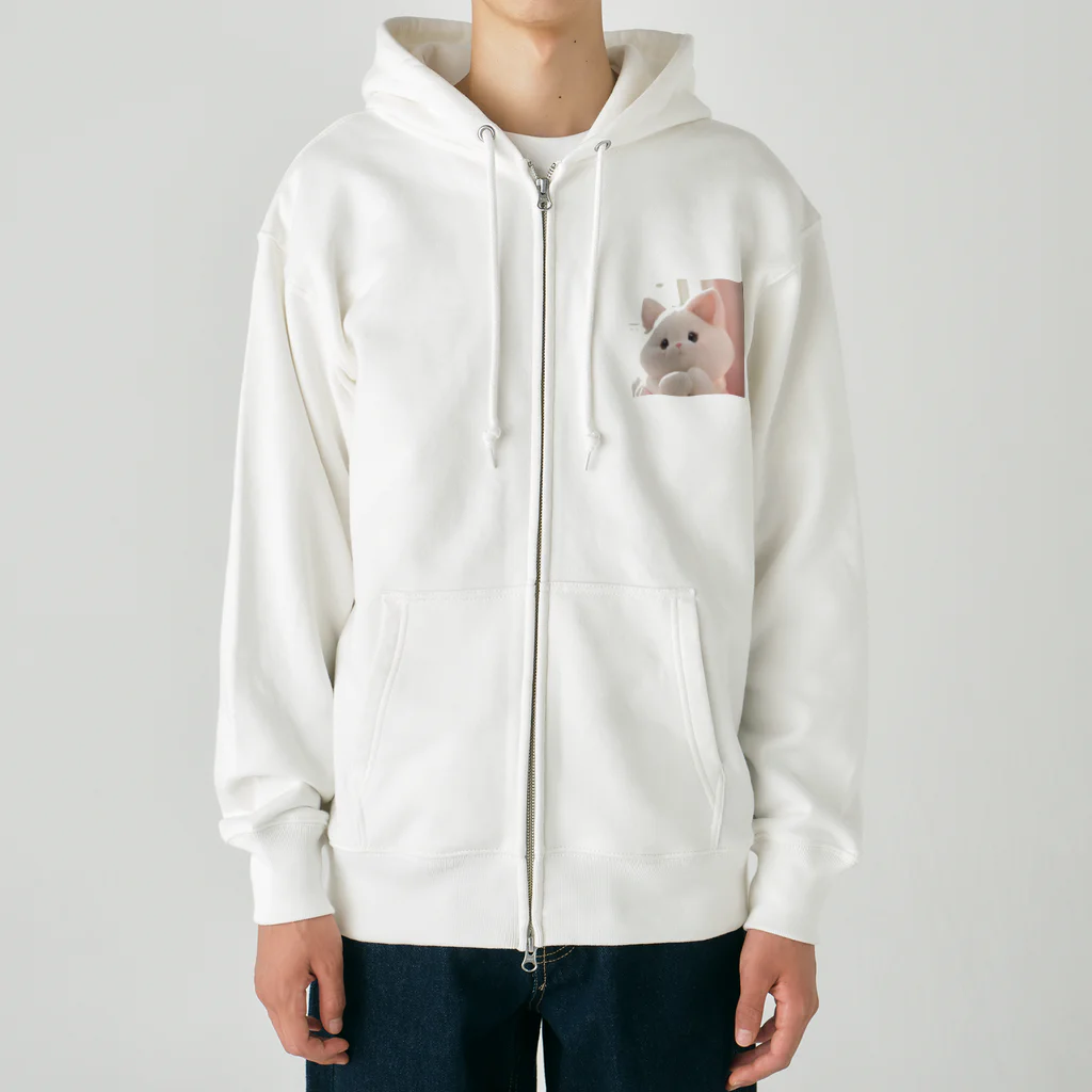 せつのおねがいネコちゃん Heavyweight Zip Hoodie