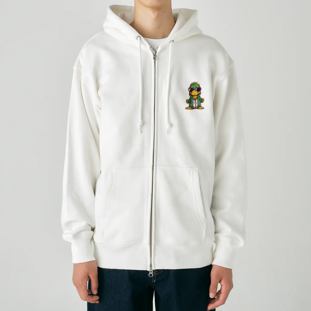 Vasetti_pressのパーカーを着たワニ Heavyweight Zip Hoodie