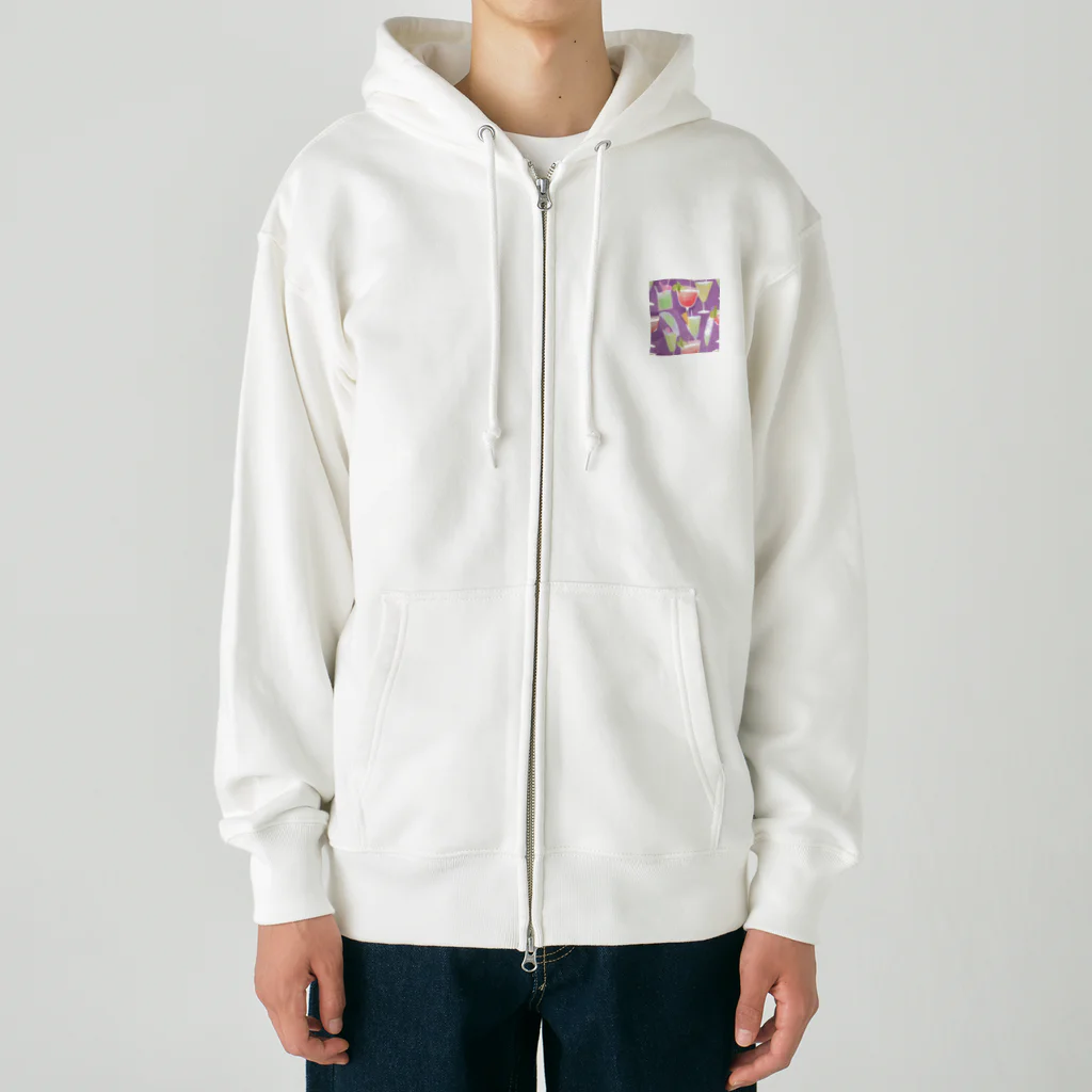 suke-maruruのカクテルグラス Heavyweight Zip Hoodie