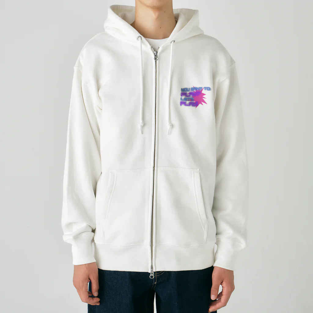 P4R4D0XパラドックスのYOU WANT TO PLAY? Heavyweight Zip Hoodie