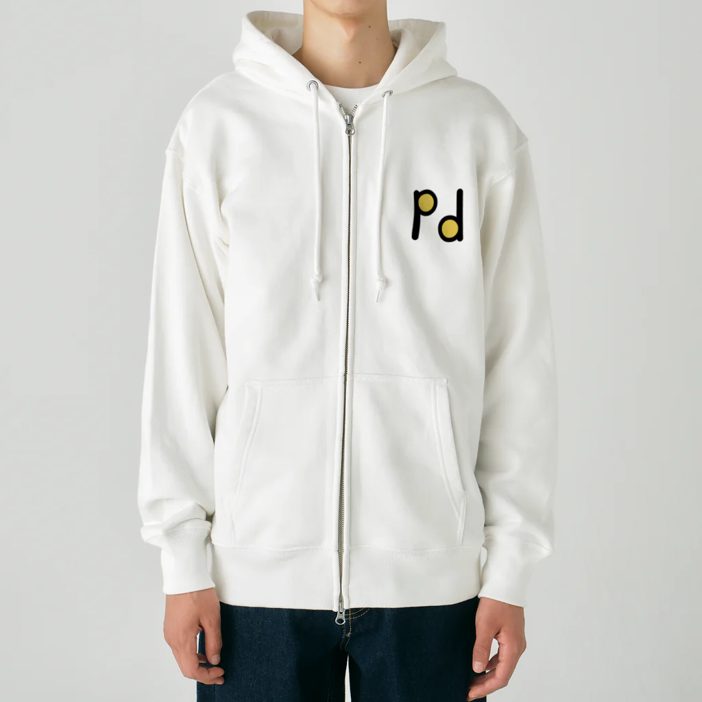 ピラミッディングデザインのｐとｄ Heavyweight Zip Hoodie