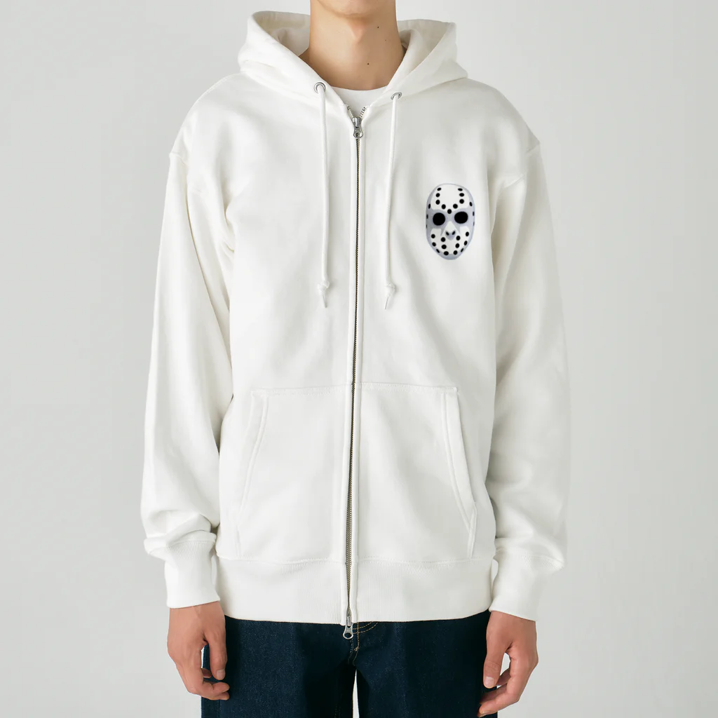 kimchinのホラーなホッケーマスク Heavyweight Zip Hoodie