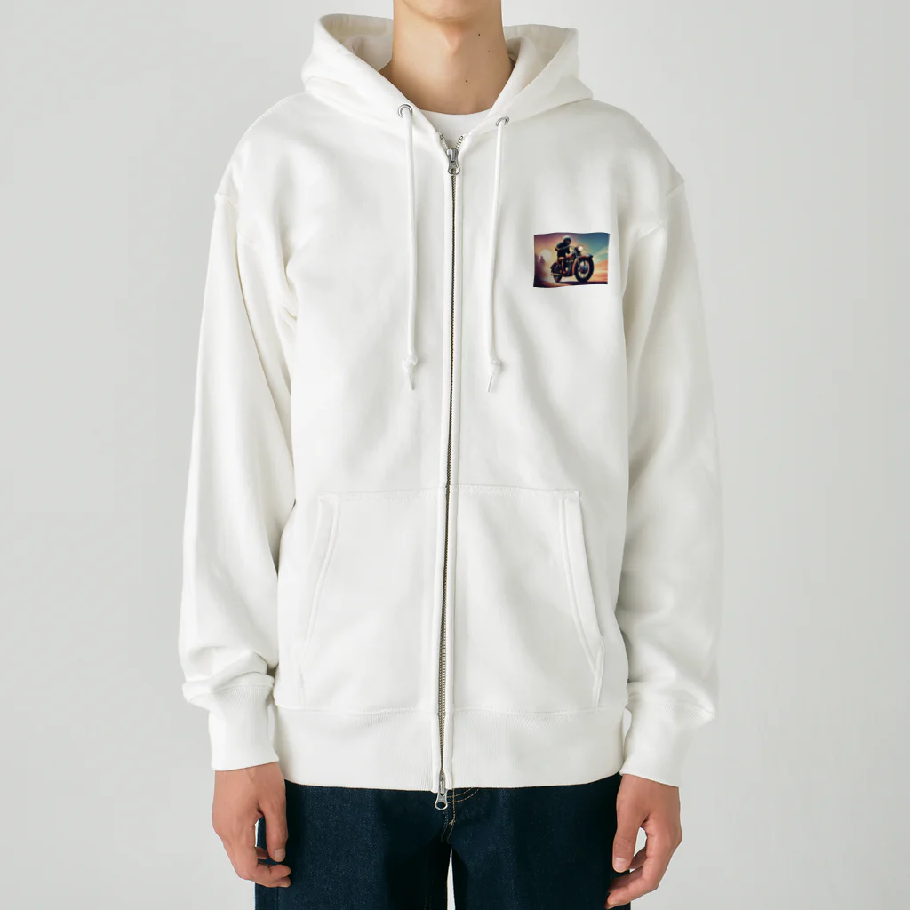 k2k2k4のばいばいく Heavyweight Zip Hoodie