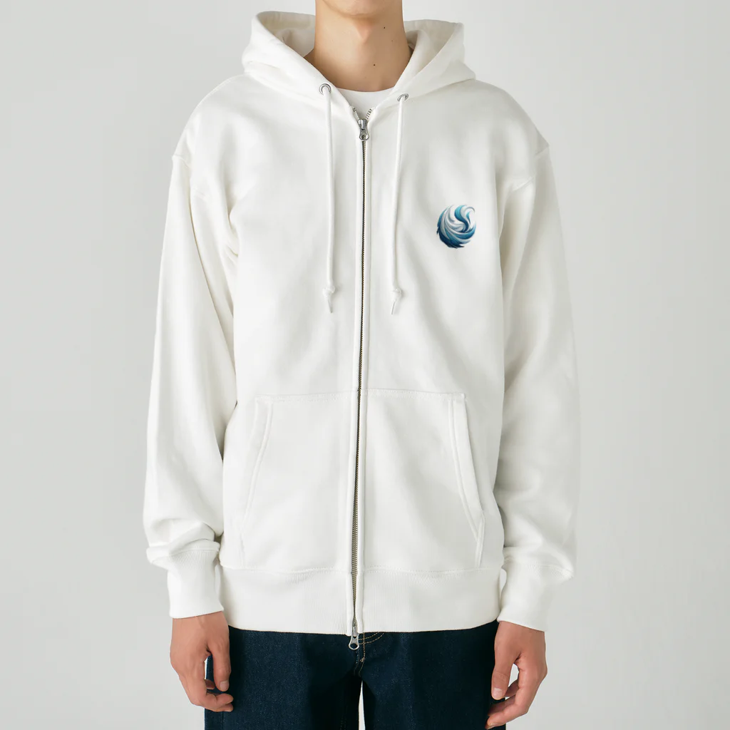 アメーバ2世の氷結の旋風 Heavyweight Zip Hoodie