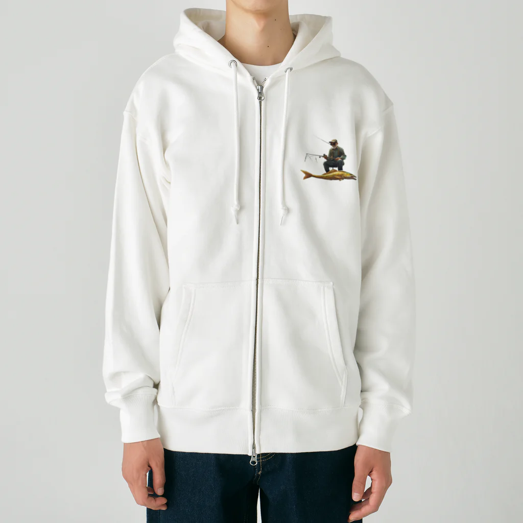 Saaakuraのゴールドフィッシング Heavyweight Zip Hoodie