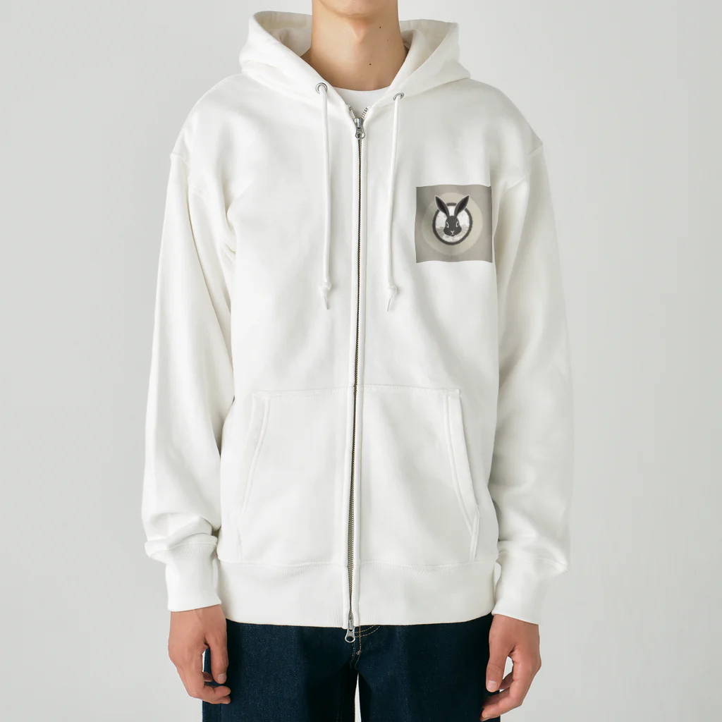 ミロク屋のウサギの真実 Heavyweight Zip Hoodie