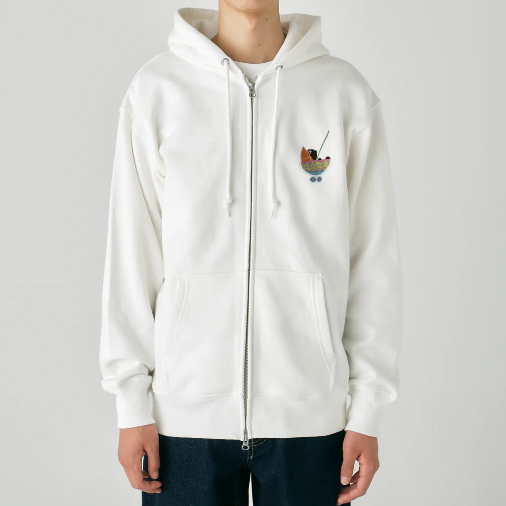 下堕突　gedatsu_art_incのパフェベイビー Heavyweight Zip Hoodie