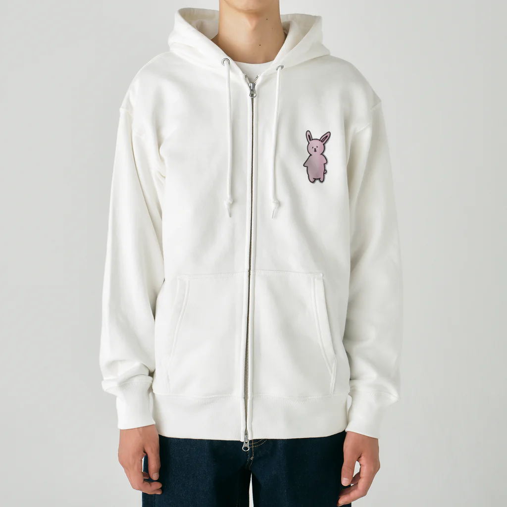 みつまめこshopのポテっとうさぎ Heavyweight Zip Hoodie