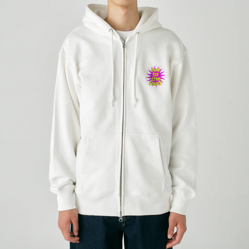 MY.LILILALAのビートに合わせて生きろ Heavyweight Zip Hoodie