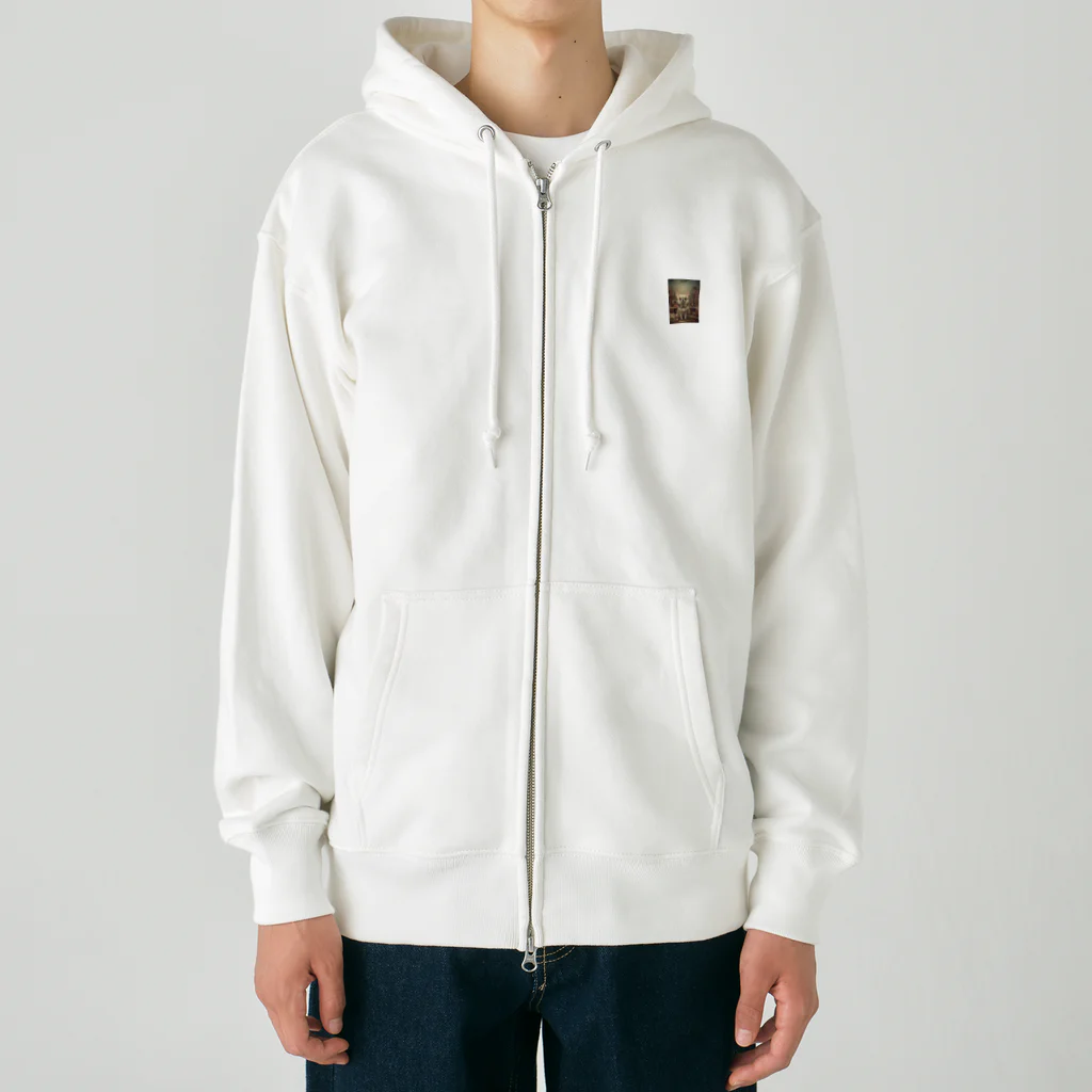 アートクイーンのチワワ【ちわひめ】 Heavyweight Zip Hoodie