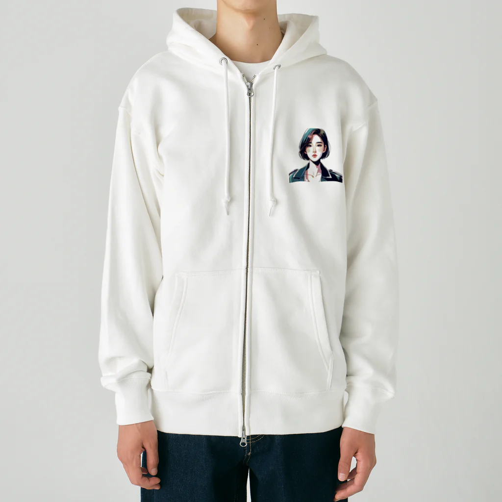 TMJのアジア美人 Heavyweight Zip Hoodie