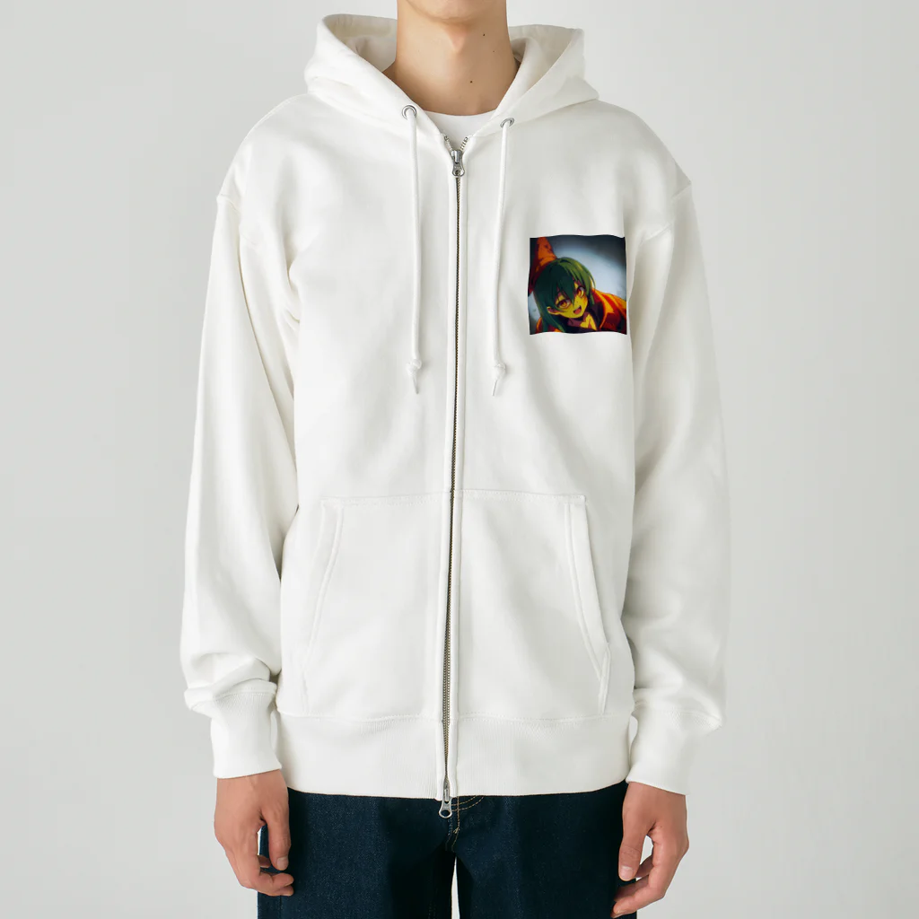 ほっこりアニメマートのゾンビィ～6 Heavyweight Zip Hoodie