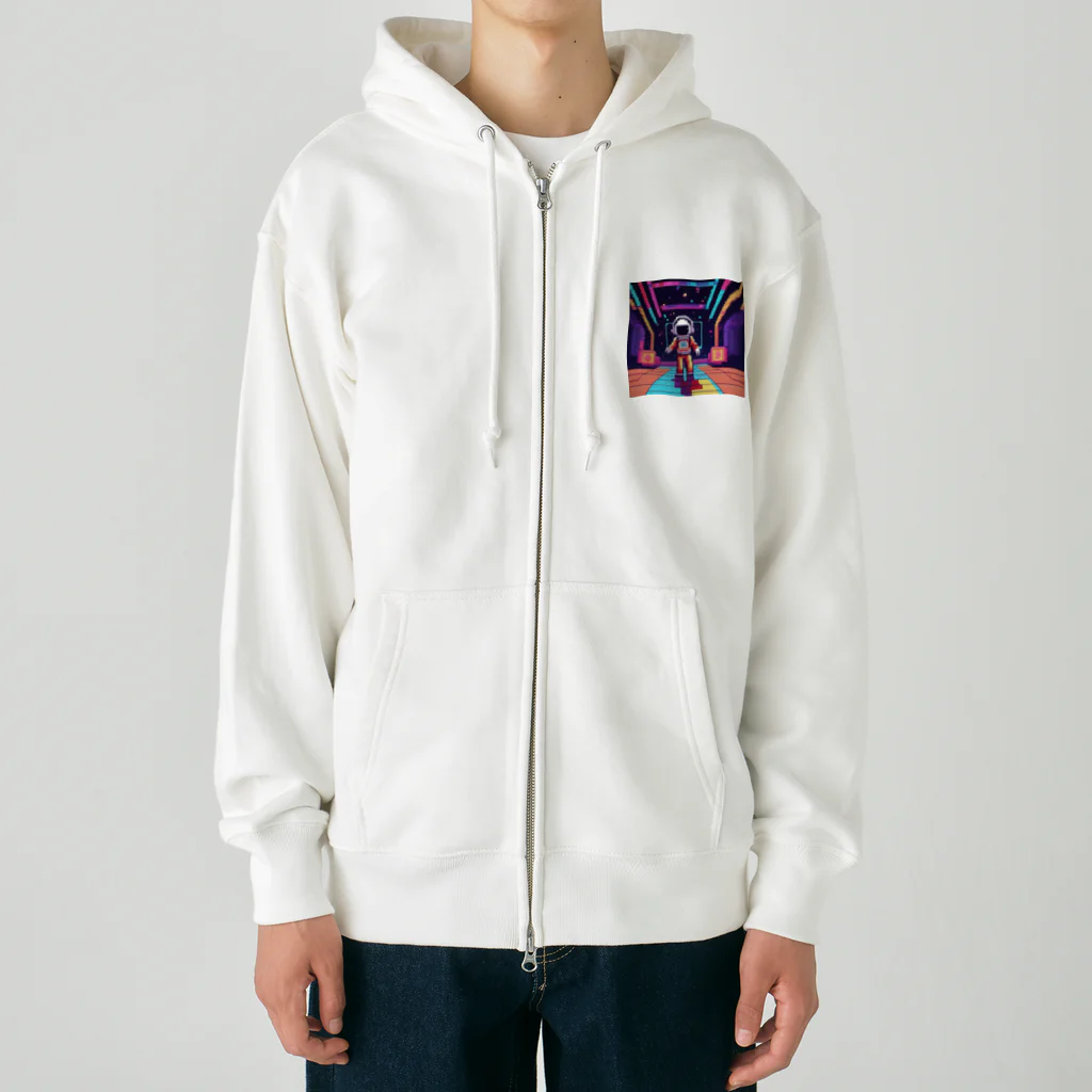 jsaofsjofaakoの宇宙船の中のダンスフロア Heavyweight Zip Hoodie