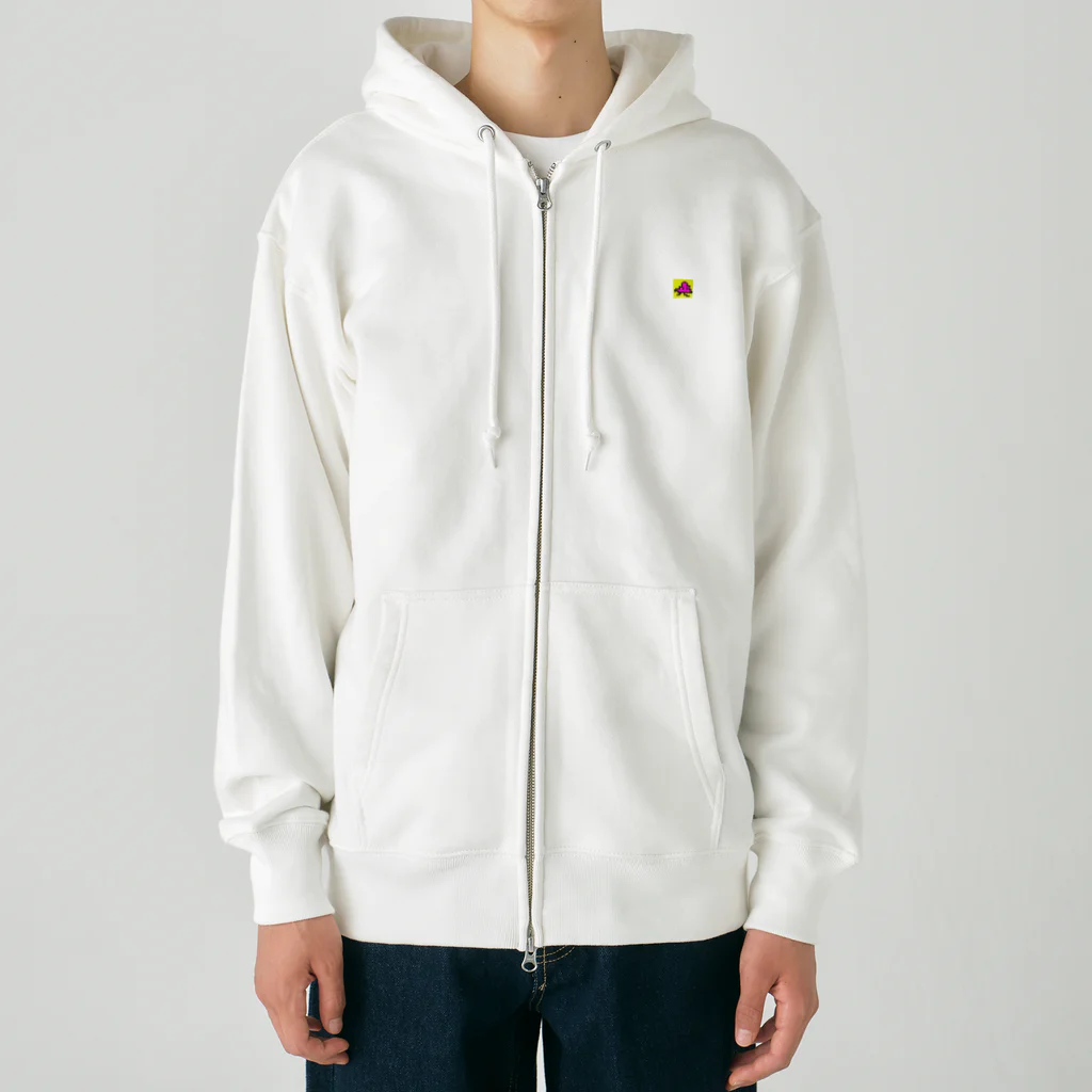 ChillTamasanのピンクの侵略者 Heavyweight Zip Hoodie