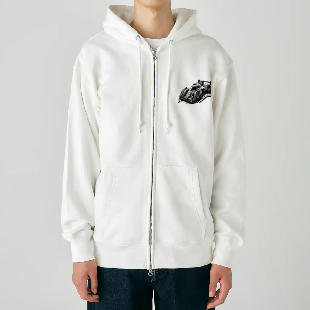 shinsuke114のシャープなデザインのスポーツカー Heavyweight Zip Hoodie