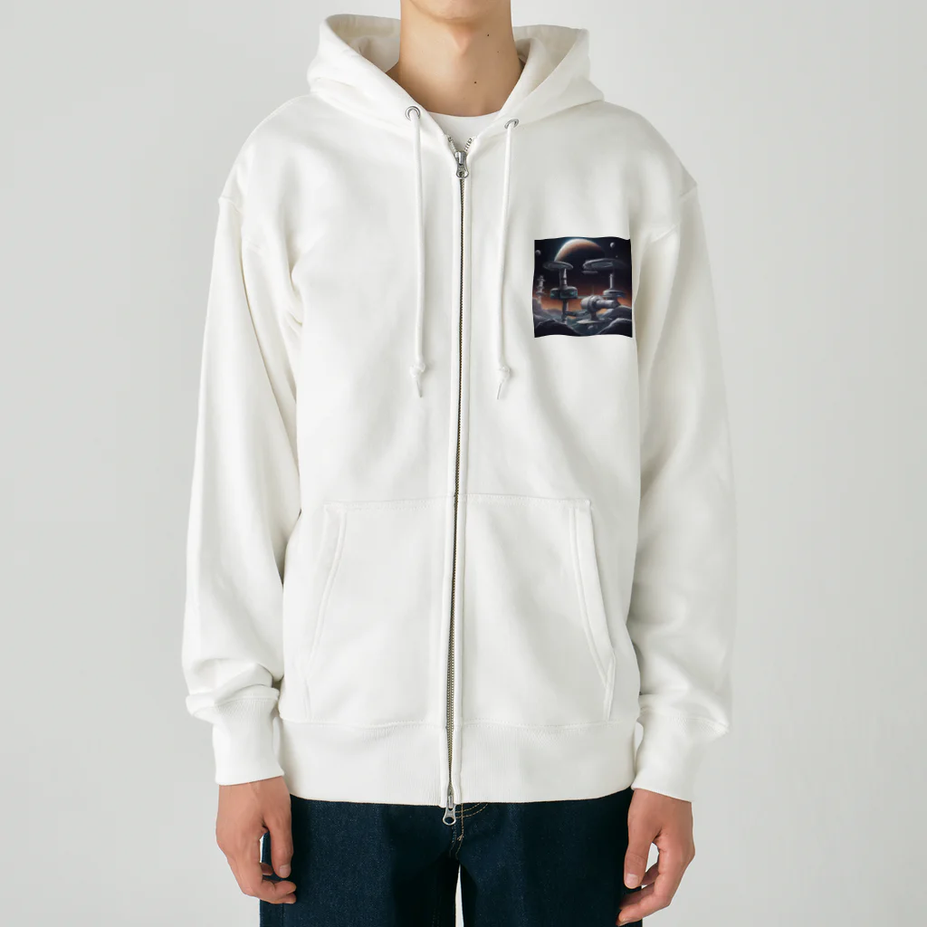 Banksy-sの1. Futura Space Station Heavyweight Zip Hoodie