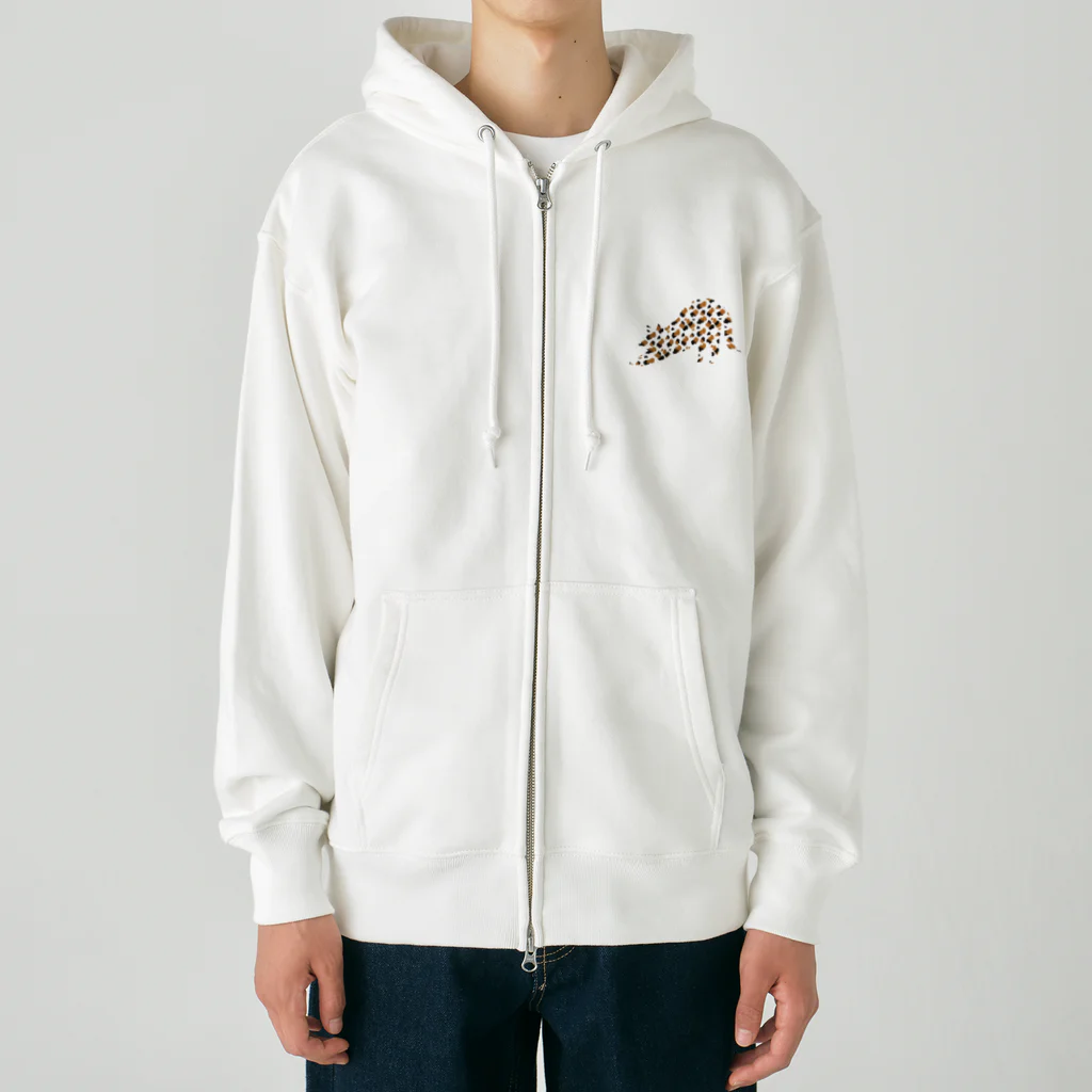 ゆるひつじの三毛ネコチャン Heavyweight Zip Hoodie