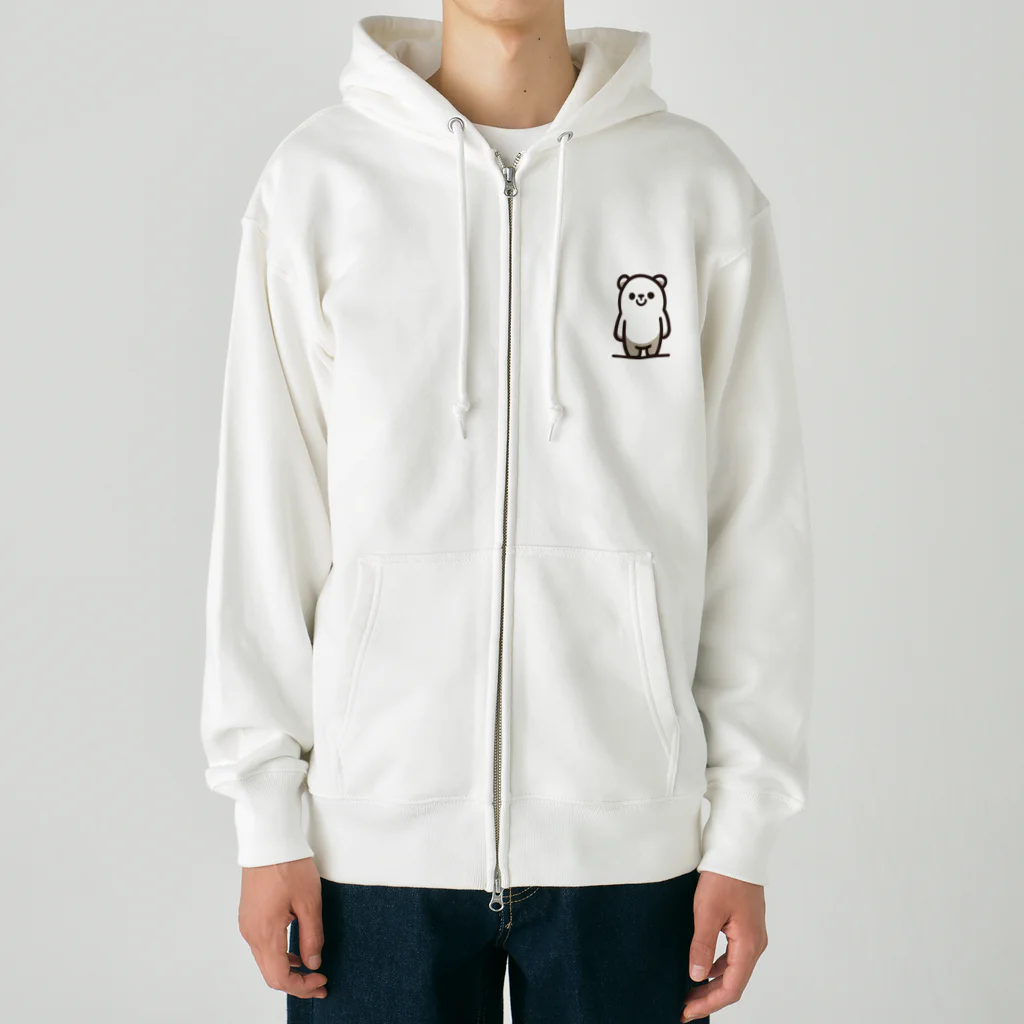 mori_393988のちょぼんbear Heavyweight Zip Hoodie