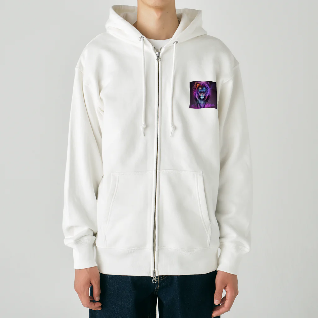 モノモノクローゼットのオーラライオン Heavyweight Zip Hoodie