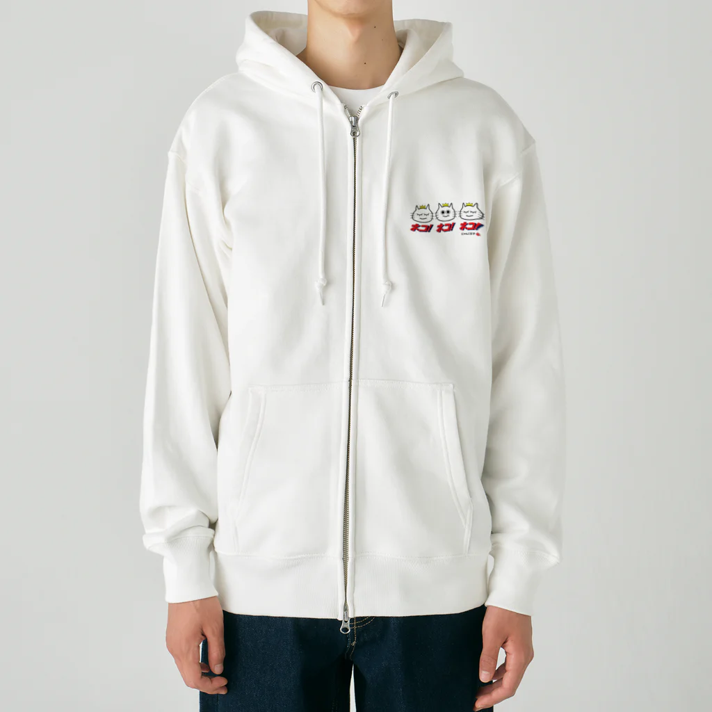 にゃんこ王子のにゃんこ王子 ネコ!ネコ!ネコ! Heavyweight Zip Hoodie