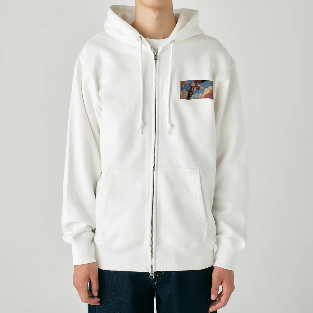 RN1990のTaking Off Freely Heavyweight Zip Hoodie