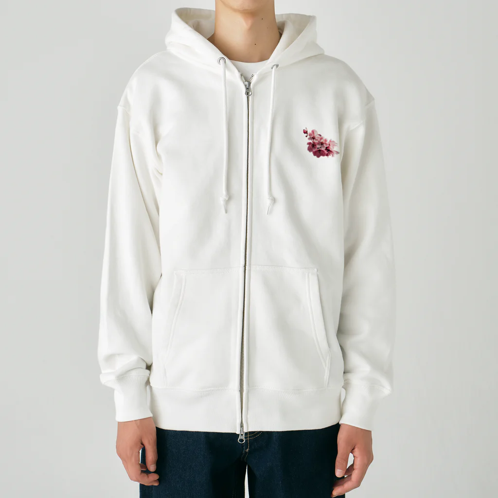 BONNAGOの桜 Heavyweight Zip Hoodie