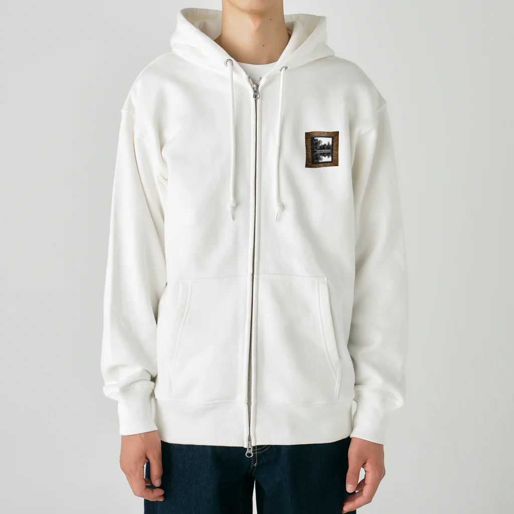 yasuwoのレトロ　風景 Heavyweight Zip Hoodie