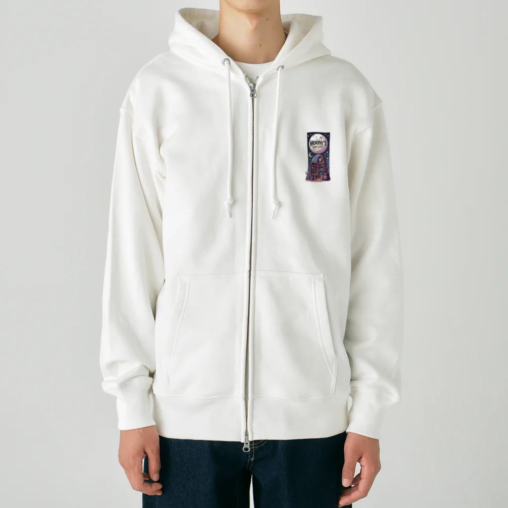 MOONY'S Wine ClosetのWine Treasure Trove Heavyweight Zip Hoodie