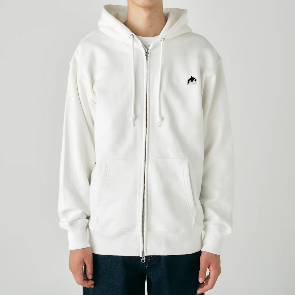 のんきな木のシャチです！ Heavyweight Zip Hoodie