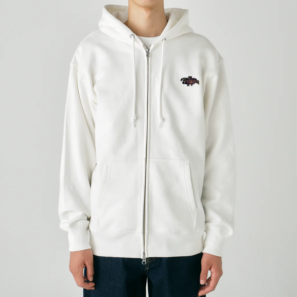 okono_eのA FISH by 5-year-old Heavyweight Zip Hoodie