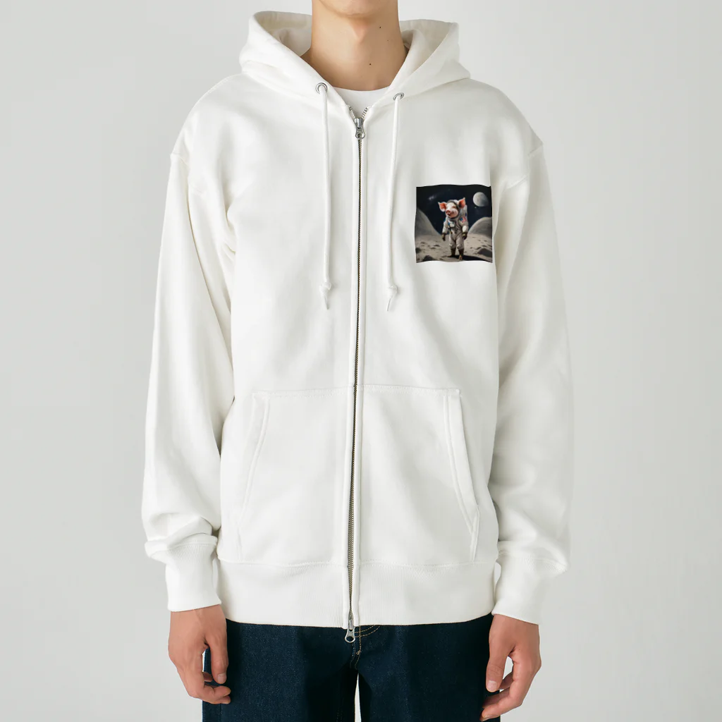 papaiayapapaの豚の宇宙飛行士 Heavyweight Zip Hoodie