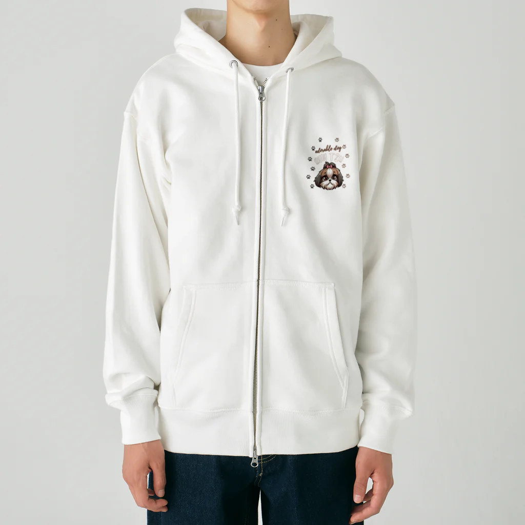 furebuhi　clubのadorable dog　SHIH TZU　（シーズー） Heavyweight Zip Hoodie