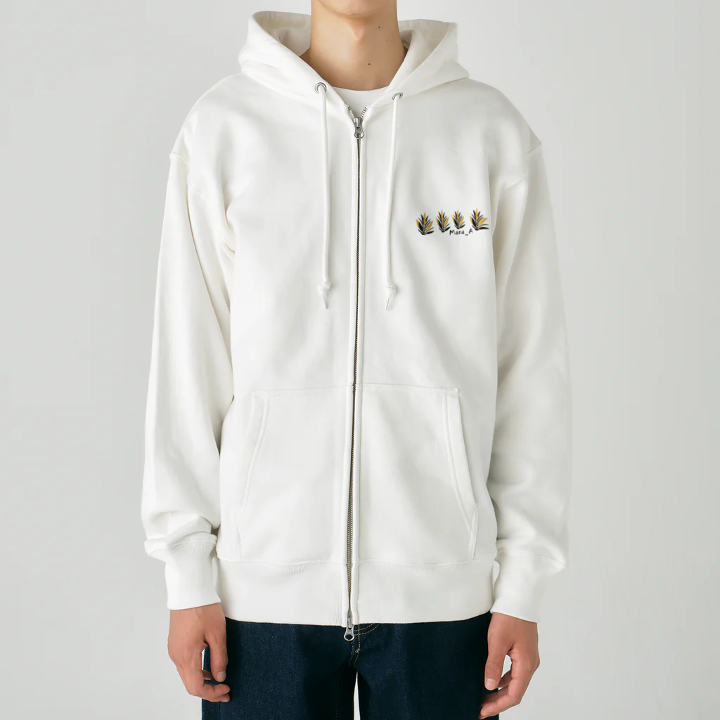 Mana Aのカラフルアガベ Heavyweight Zip Hoodie