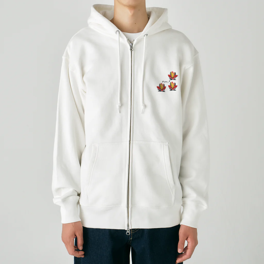 Mana Aのカラフルアガベ Heavyweight Zip Hoodie