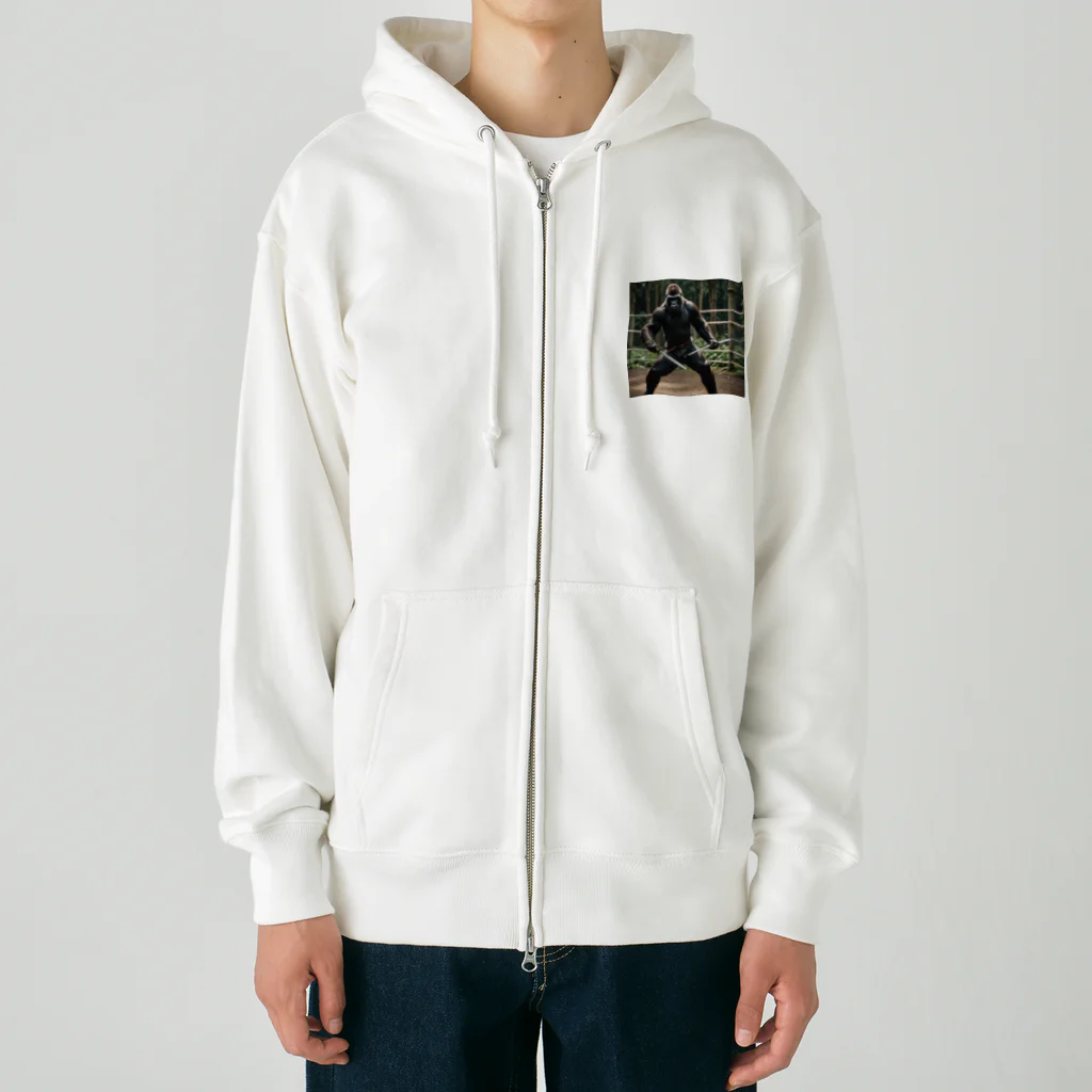 WildRiceの狂戦士ゴリラ Heavyweight Zip Hoodie