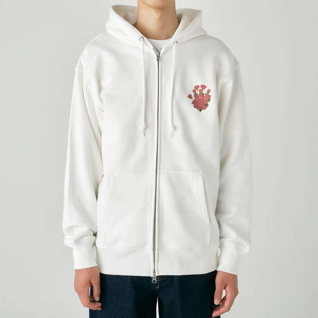 みさとの薔薇の花束 Heavyweight Zip Hoodie