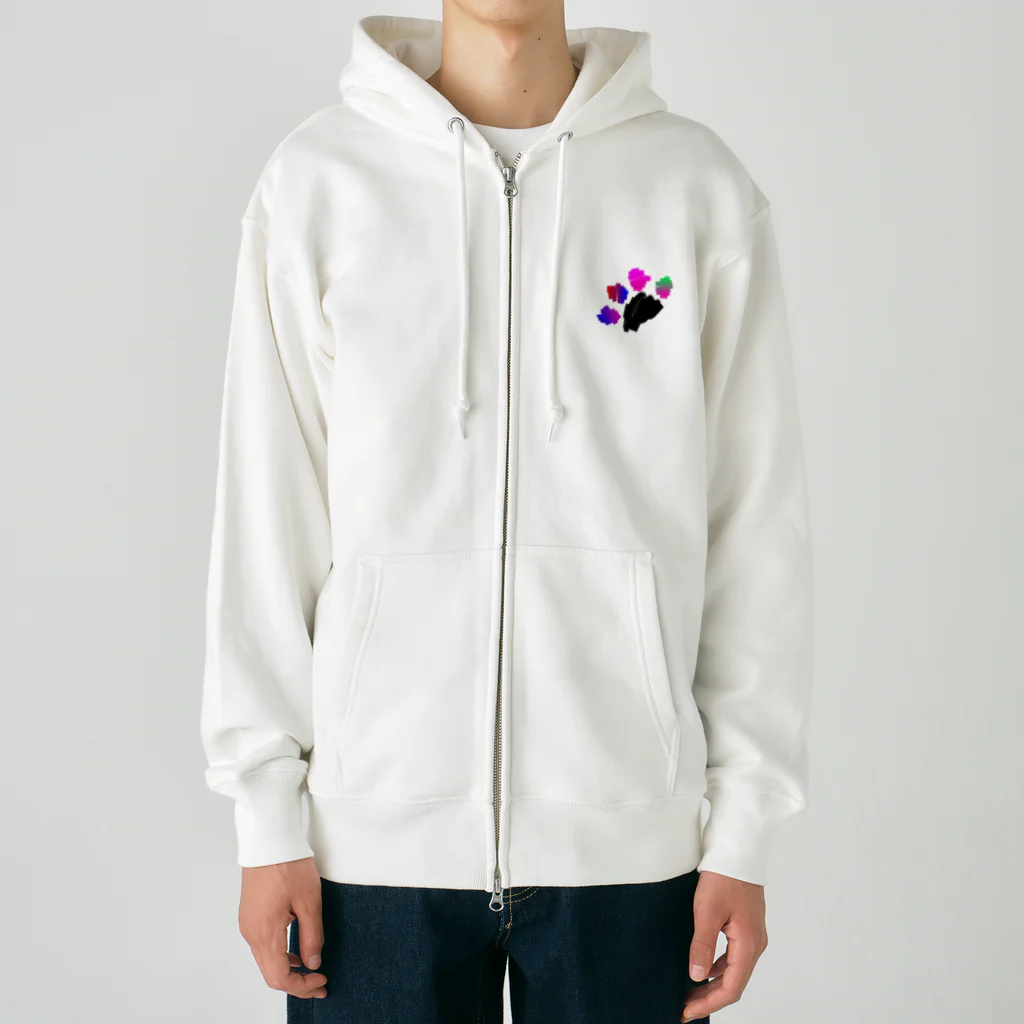 しゅりぺのゆる～いショップのあしあとステッカー Heavyweight Zip Hoodie