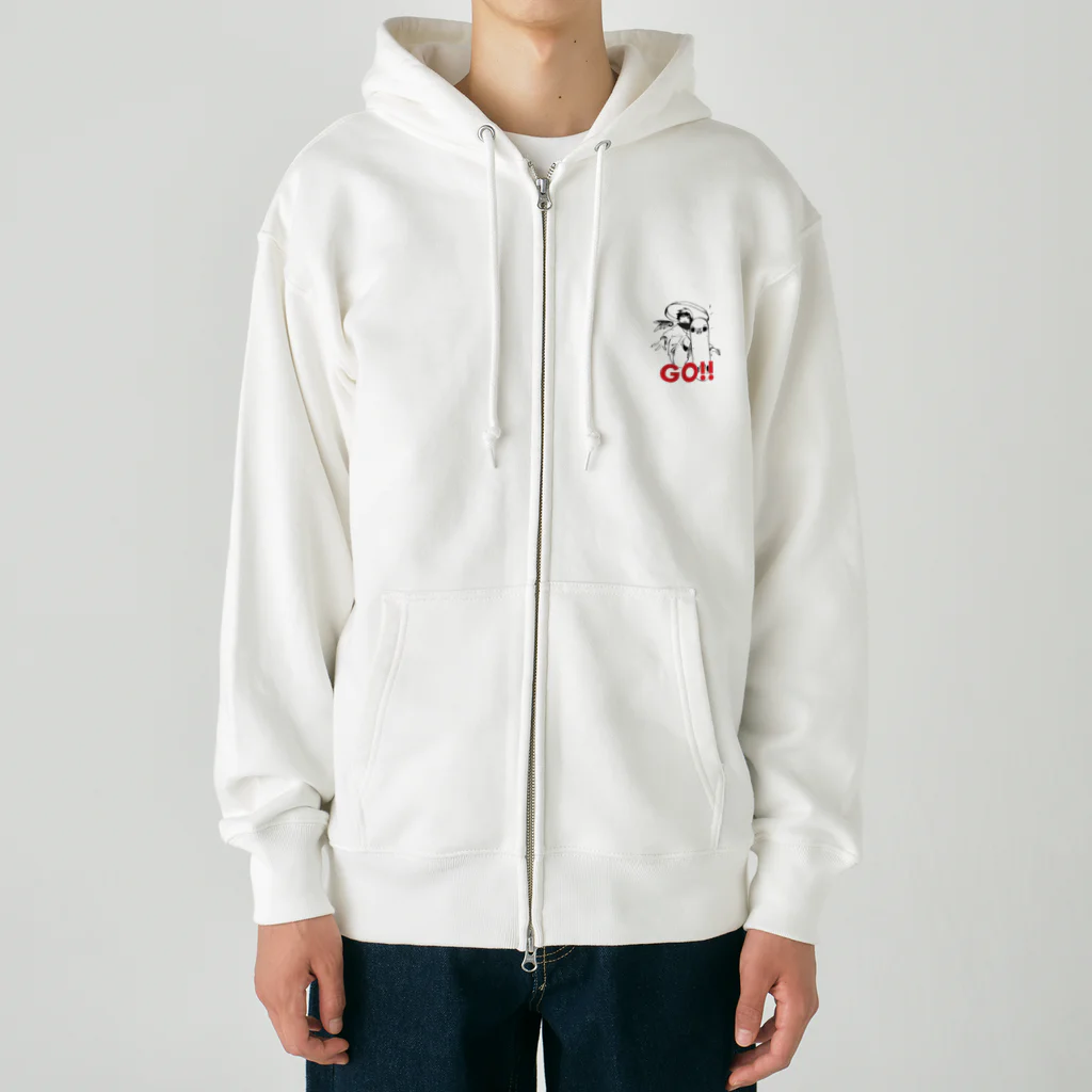 空飛ぶほくろ のGo Heavyweight Zip Hoodie