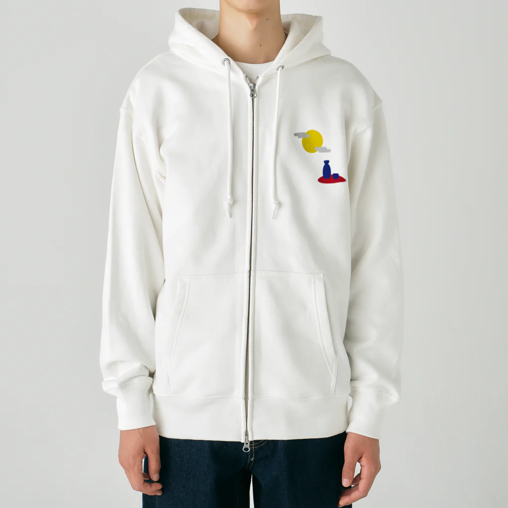 フォーヴァの月見酒 Heavyweight Zip Hoodie