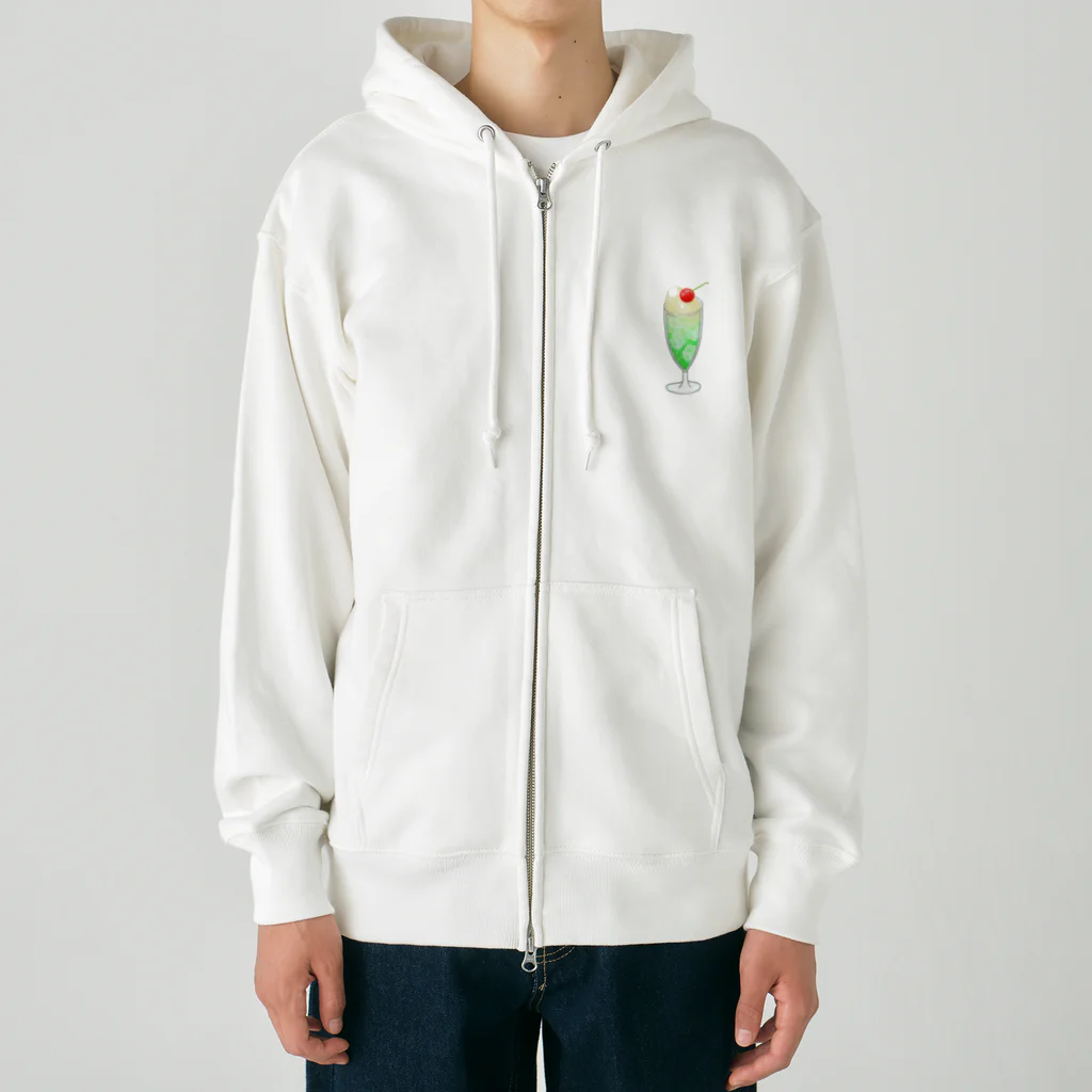 Lily bird（リリーバード）のたくさんメロンクリームソーダ♪ Heavyweight Zip Hoodie