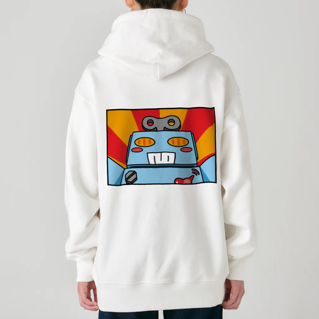 生物＝ケモノのヲ店のブリキ　彩色 Heavyweight Zip Hoodie