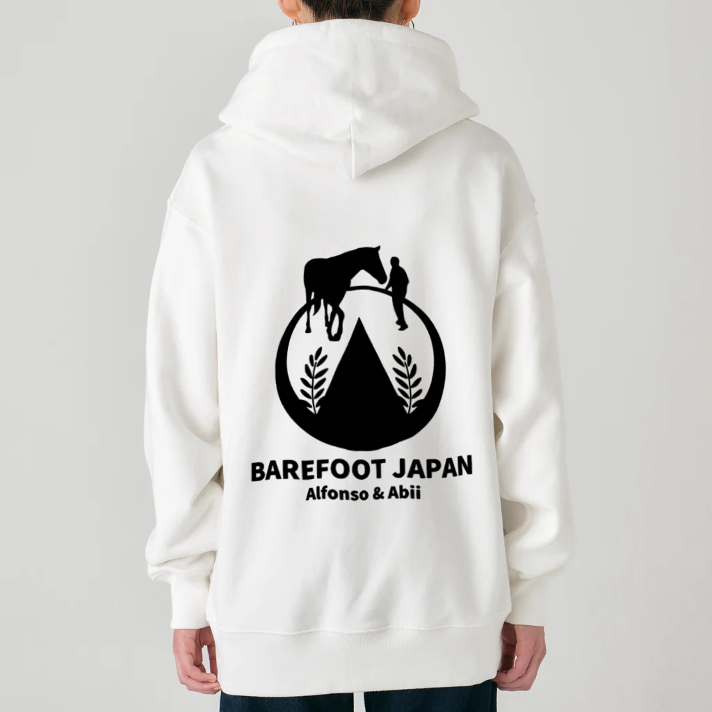 BAREFOOT JAPANのBAREFOOT JAPAN オリジナルグッズ ヘビーウェイトジップパーカー