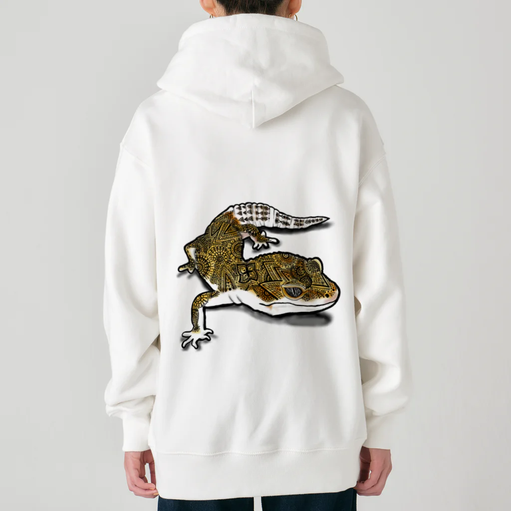 かおちぃちゃんねるのレオパグッズ(薄めの下地推奨) Heavyweight Zip Hoodie
