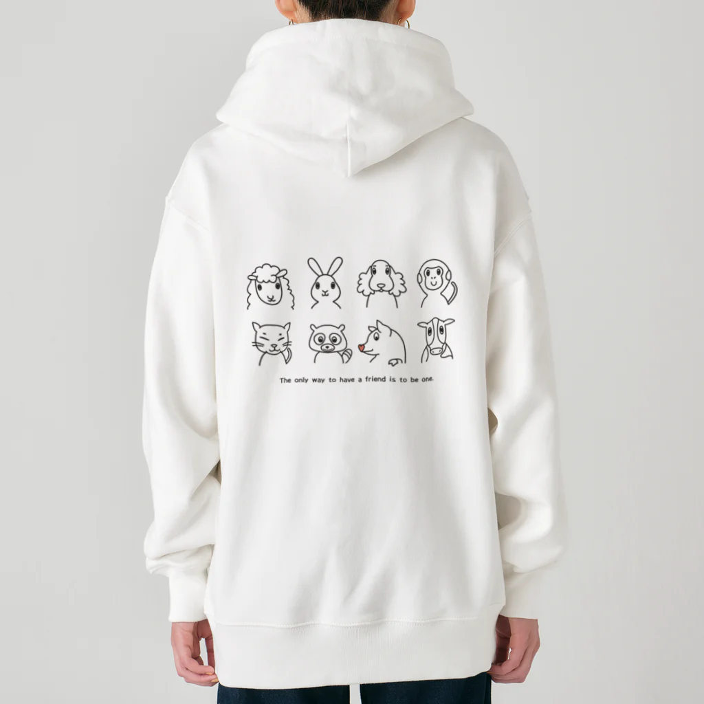 ariariartの動物大集合！（チャリティー） Heavyweight Zip Hoodie