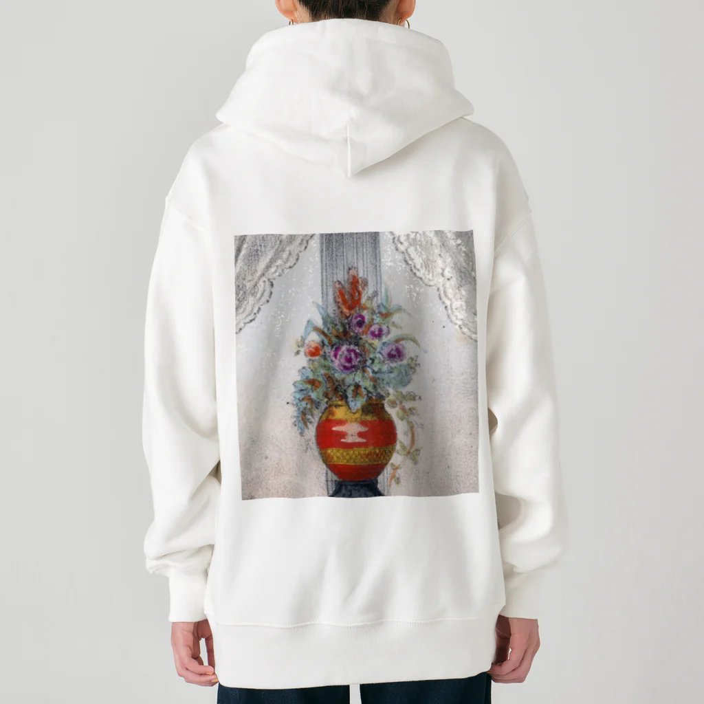 PALA's SHOP　cool、シュール、古風、和風、のflower arrangement　 Heavyweight Zip Hoodie